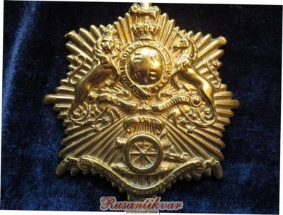 Royal Regiment of Artillery ORs Albert Shako Badge 1846-155.jpg