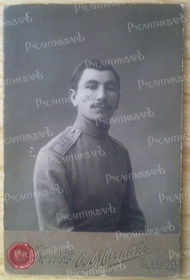 Юнкер Тифлисского Военного Училища с погонами до 1917года с вензелем Великого князя..jpg
