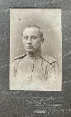 Юнкер Ташкентского военного училища. Фотограф Борис Капустянский. 1916 год.jpg