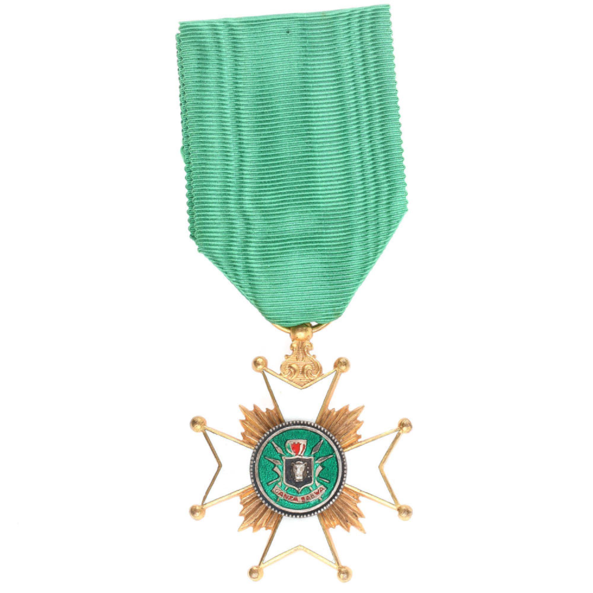Бурунди. Военный орден "Карьенда", 3 степень, без короны, 1962 - 1966 гг.