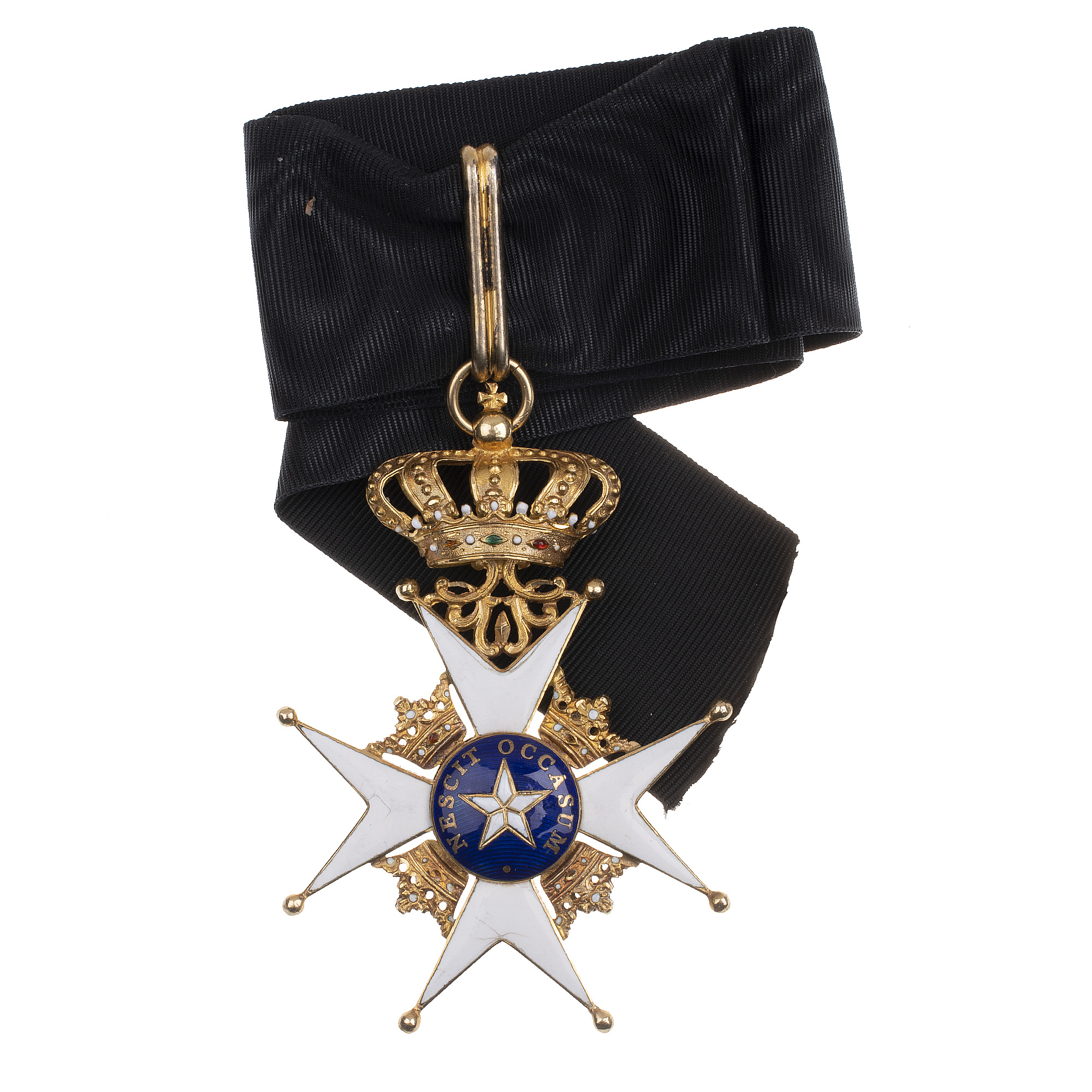 Швеция. Орден Полярной звезды Командор на шейной ленте