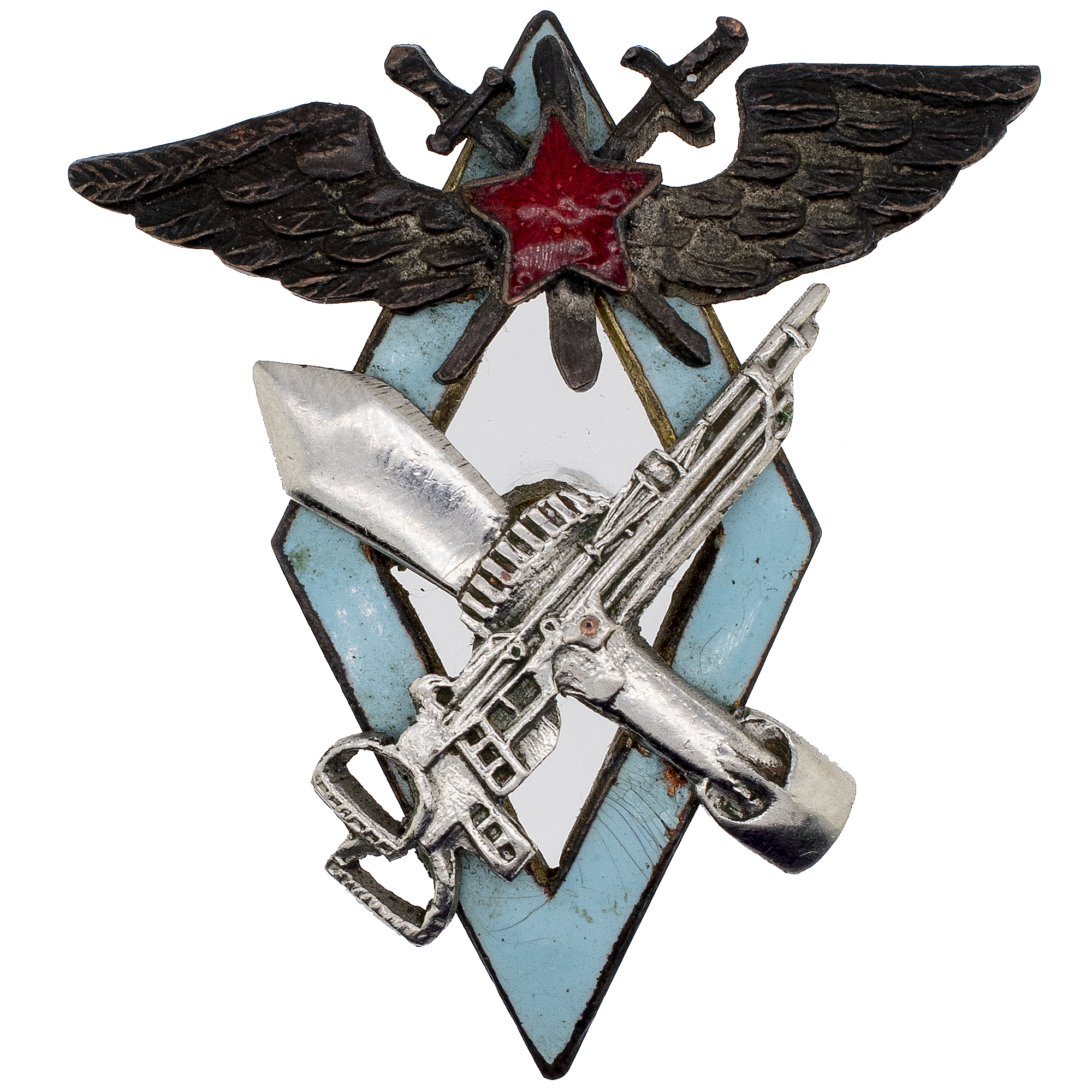  Знак для летчиков, окончивших 9 - ю Военную школу летчиков и летчиков - наблюдателей в городе Чугуеве. АРТИКУЛ П10-17