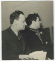 Литераторы на вечере памяти Маяковского в Октябрьском зале Дома Союзов. 1941