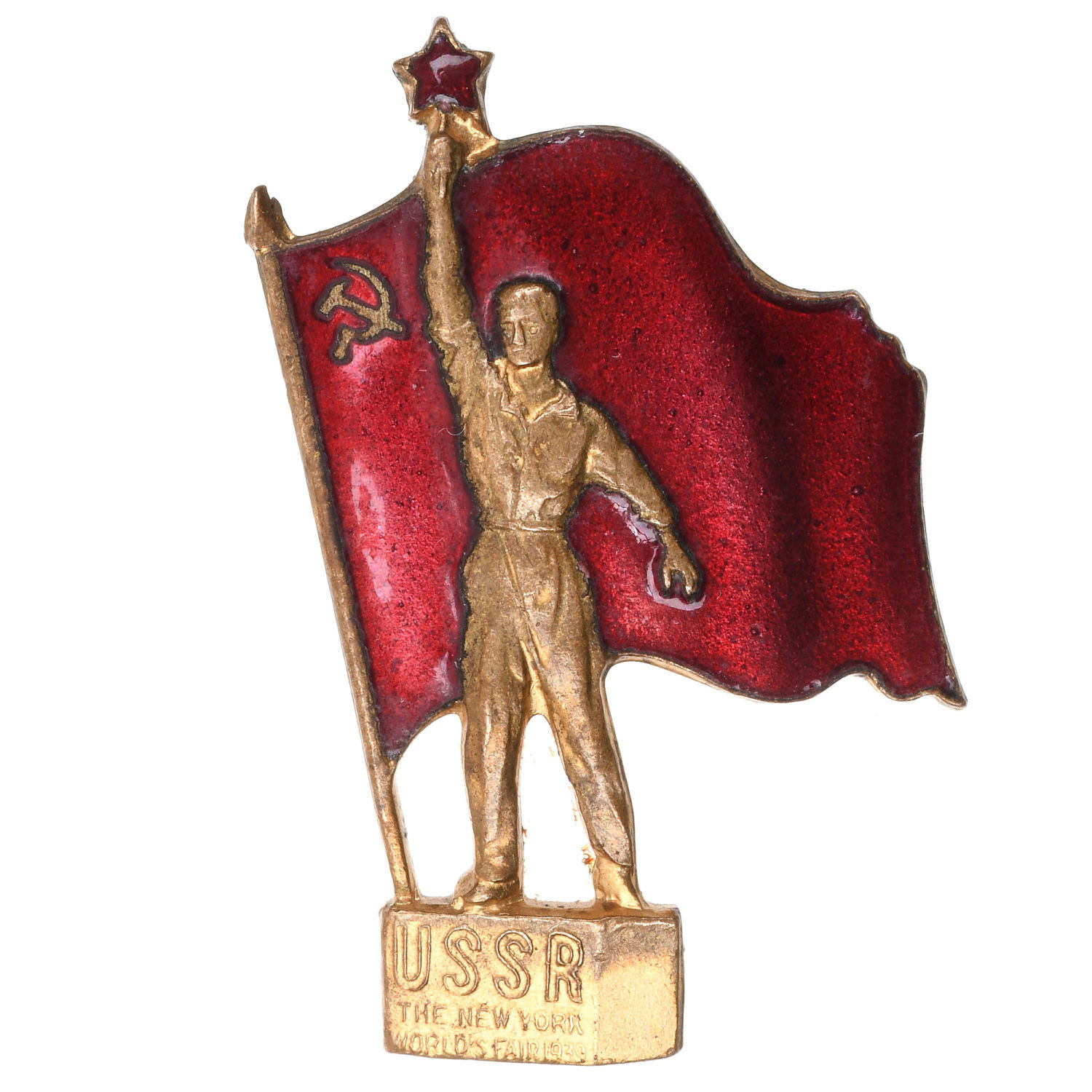 Знак "Международная выставка в Нью - Йорке". АРТИКУЛ ПА3-13
