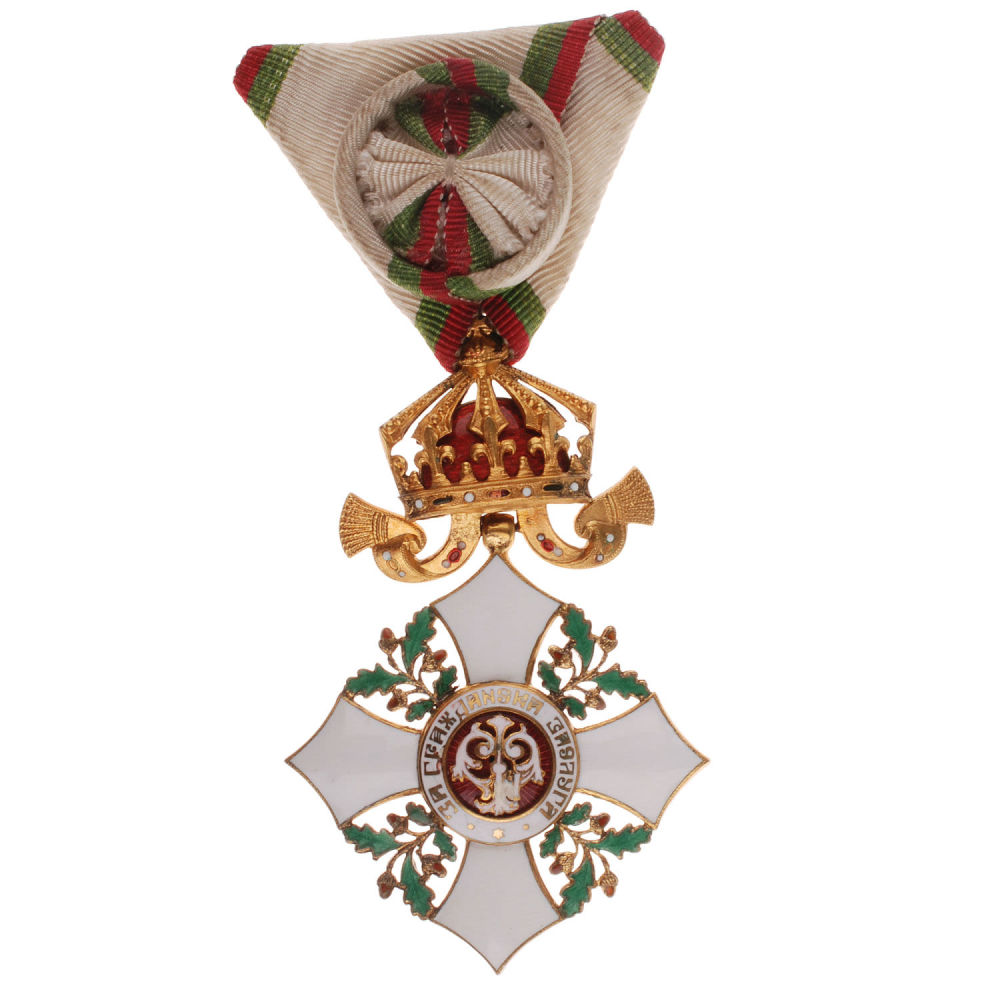 Болгария, (Царство Болгария). Орден " За Гражданские заслуги" 4 степень (1908 - 1944 гг).