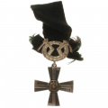 Финляндия. Крест "Скорби". 4 класс ордена Креста Свободы с мечами на чёрной ленте.