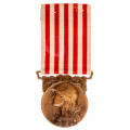 Франция. Медаль в память «Великой войны 1914-1918 гг». 