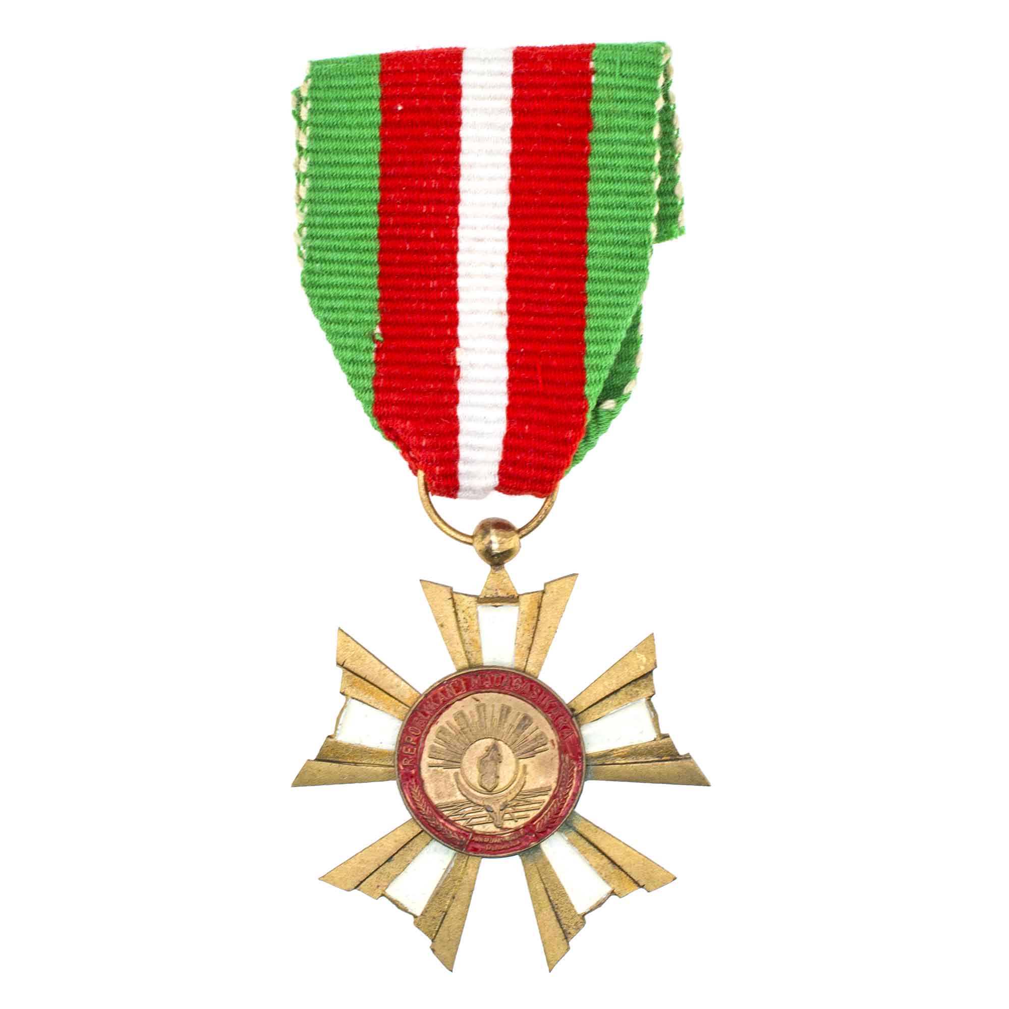 Мадагаскар (Республика Мадагаскар, 1992 - 2025 гг). Национальный орден Мадагаскара, 5 степень. Рыцарь (Кавалер). III тип.