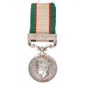 Англия. Медаль " За службу в Индии" с портретом короля Георга VI.