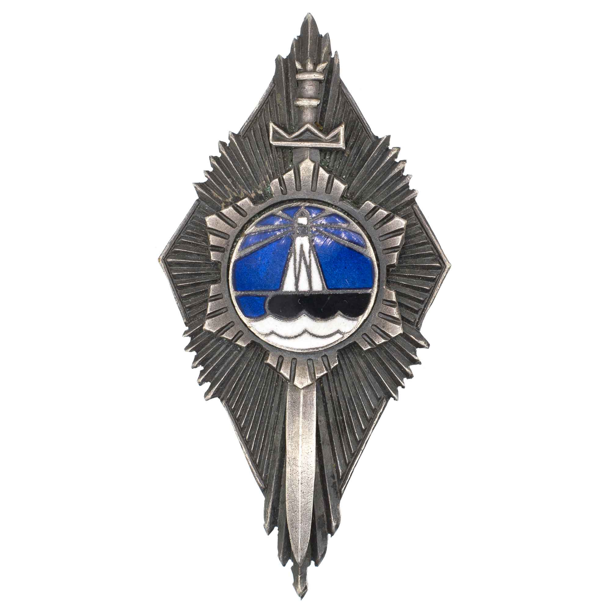 Эстония. Знак "Ляэнеская региональная бригада, Союз обороны Эстонии". АРТИКУЛ П23-18