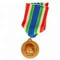 Италия. Медаль " В память Франко Бельфиоре".