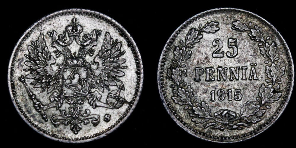 25 пенни 1915 год