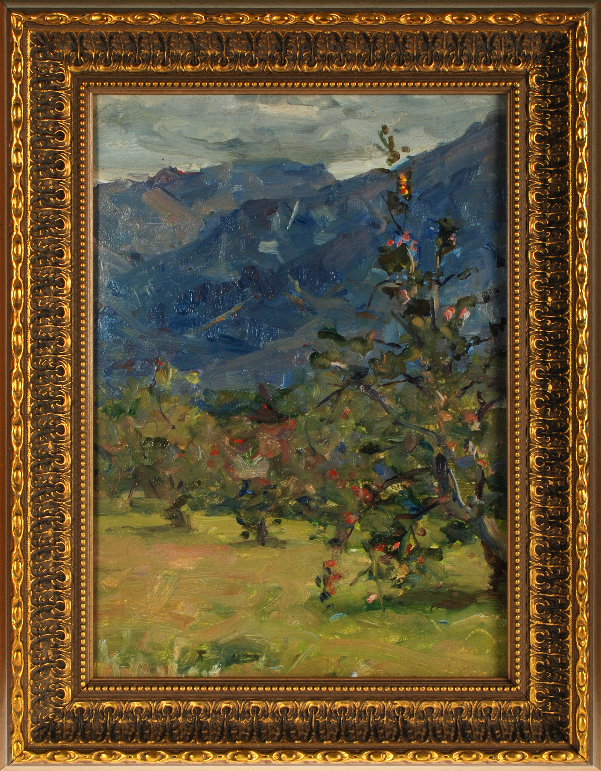 Плотнов А.И. "Пейзаж с горами"