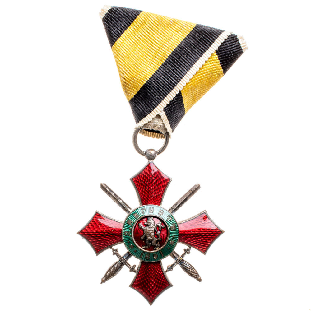 Болгария (Царство Болгария). Знак Ордена "За военные заслуги" 5 степени.