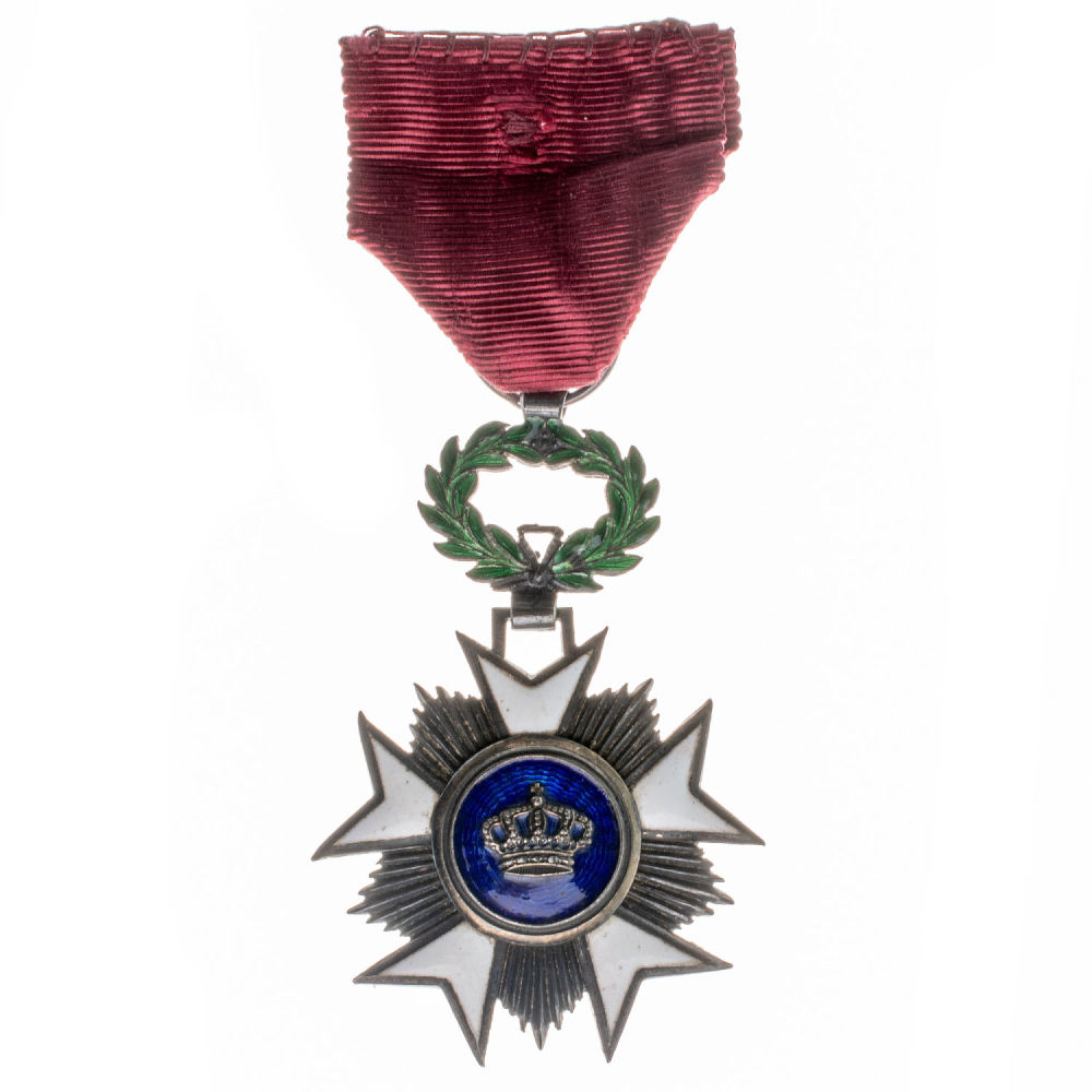 Бельгия. (Королевство). Орден "Короны" 5 степени, Рыцарь, (официальное название "Ordre de Couronne") .