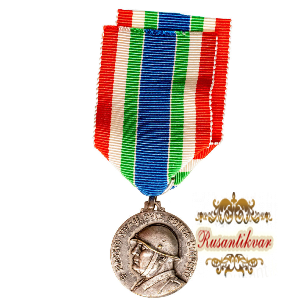 Италия. Медаль "Муссолини. Возрождение Римской Империи"