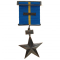 Чили (Военная диктатура 1973 - 1990 гг). Звезда " В память событий 11 сентября 1973 года" 3 - го класса для нижних чинов Военно - Морского Флота.