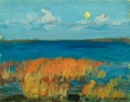 Кугач Ю.П. "Камыши.Луна" .
