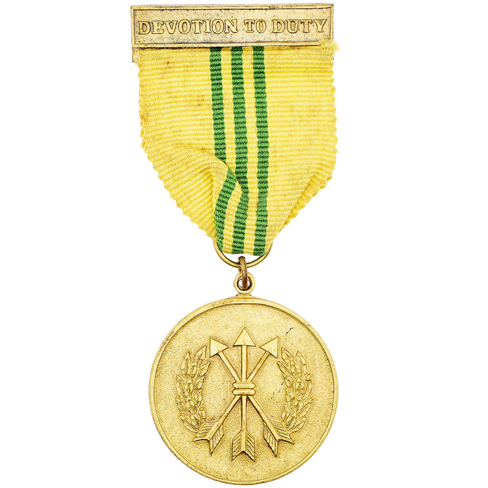 Филиппины (Республика Филипины, 1946 - 2025 гг). Медаль "За безупречную службу в полиции" с планкой "DEVOTION TO DUTY ".