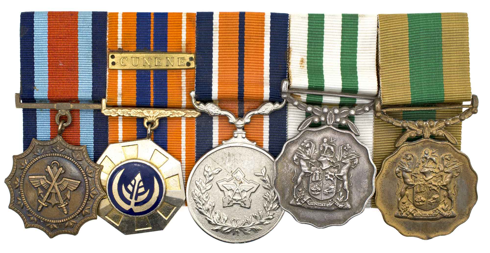 ЮАР (Южно - Африканская Республика, 1961 - 2024 гг). Колодка на 5 наград.