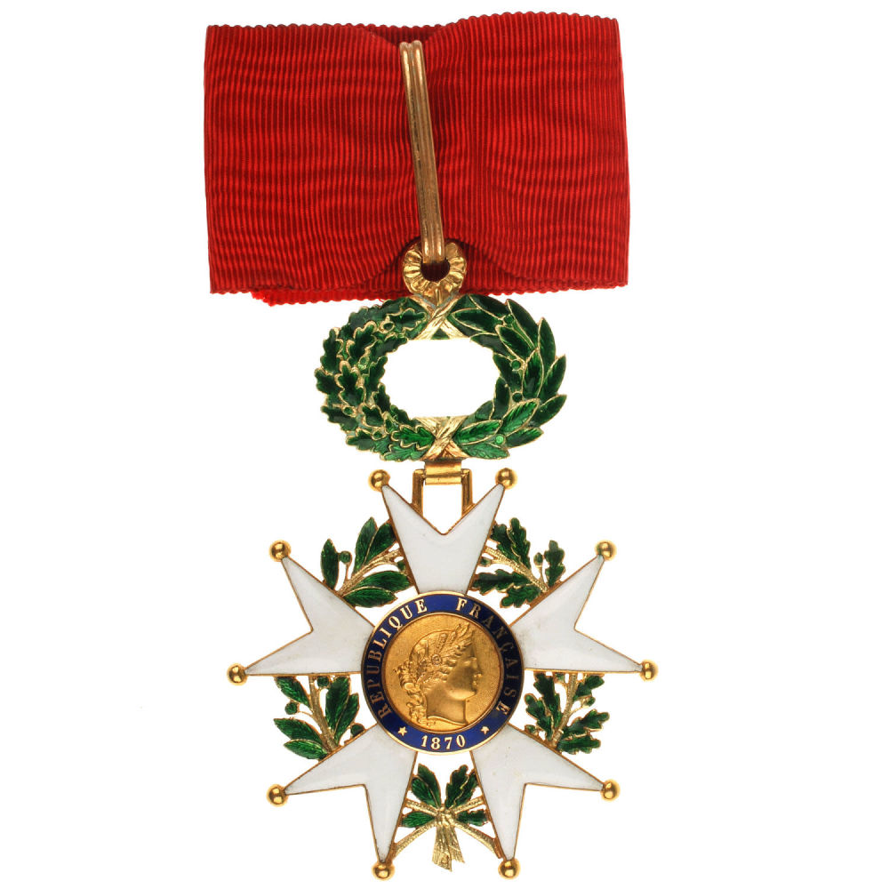Франция . Знак Ордена "Почетного Легиона" 3 степень. Командор. III Республика.