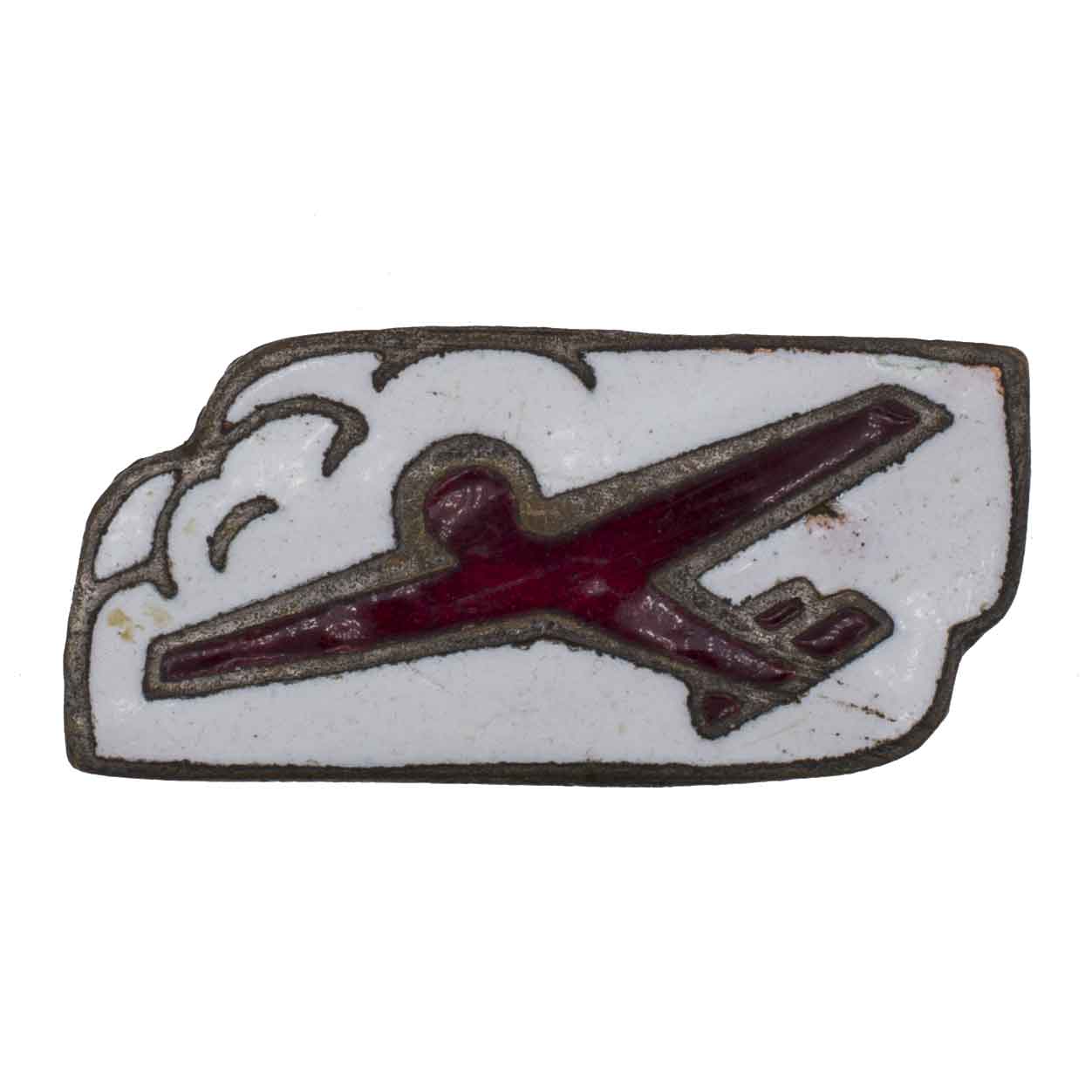 Знак добровольного спортивного общества "Самолёт". АРТИКУЛ ПА26-2