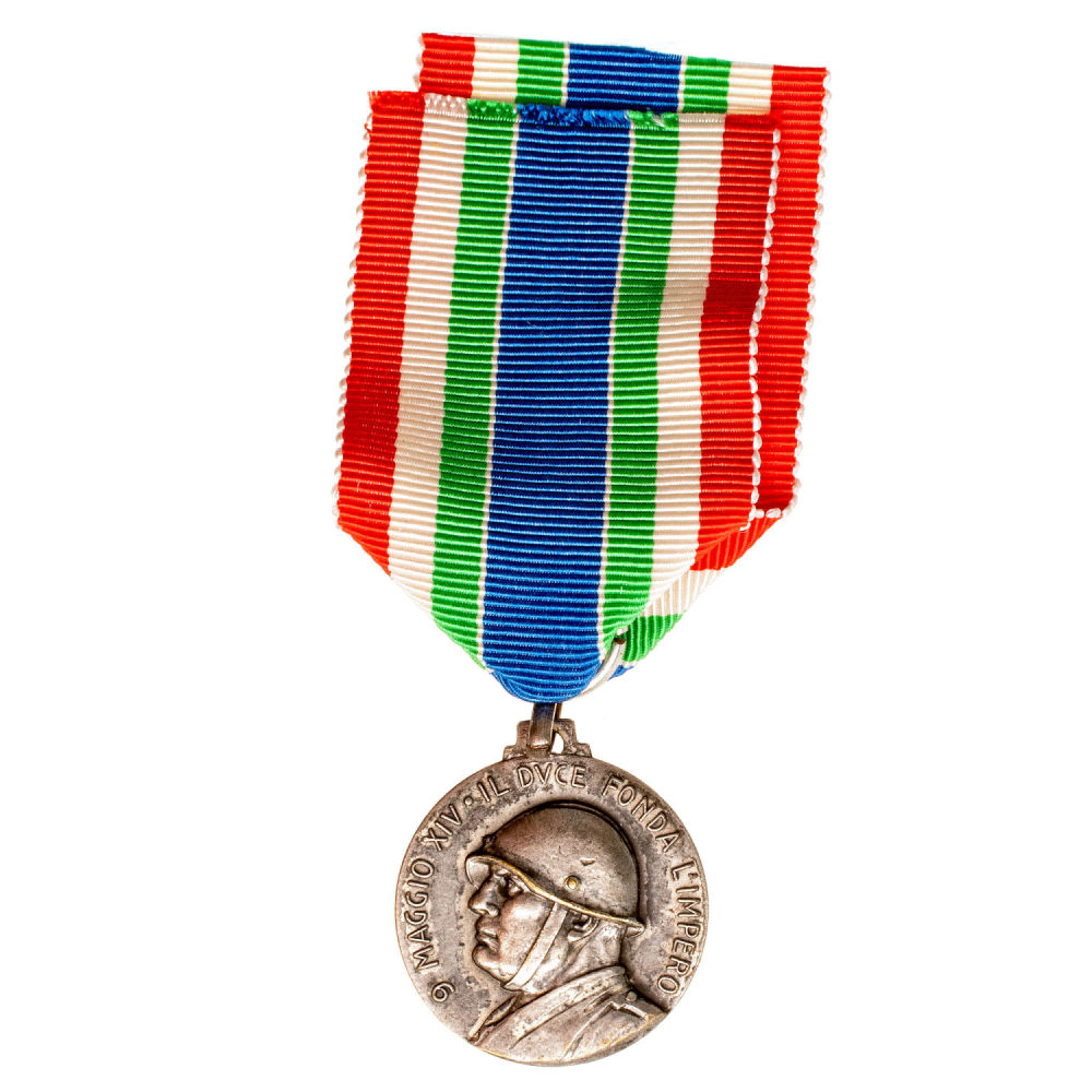 Италия. Медаль "Муссолини. Возрождение Римской Империи".