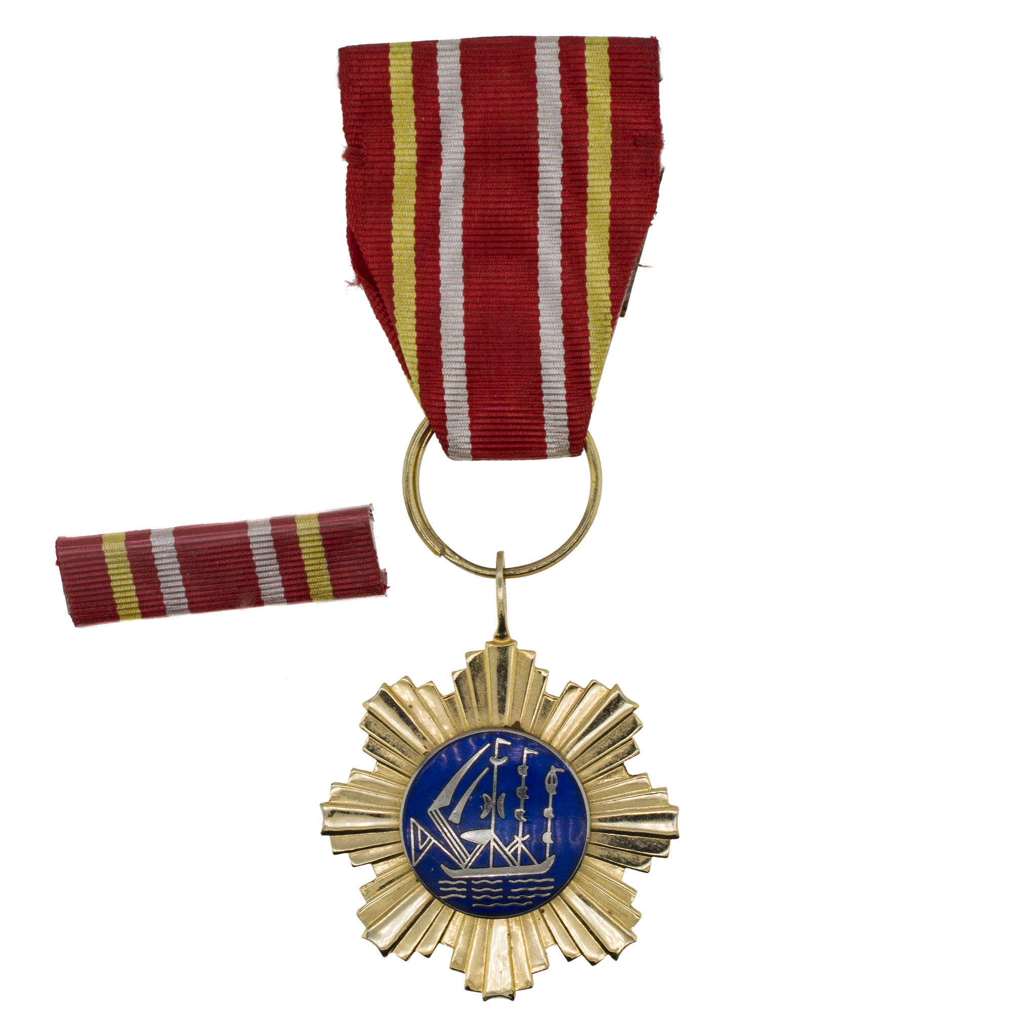 Тайвань. Медаль военно-морской диспозиции с планкой.