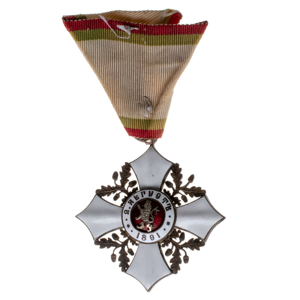 Болгария, (Царство Болгария). Орден " За Гражданские заслуги" 5 степень (1908 - 1944 гг) без короны.