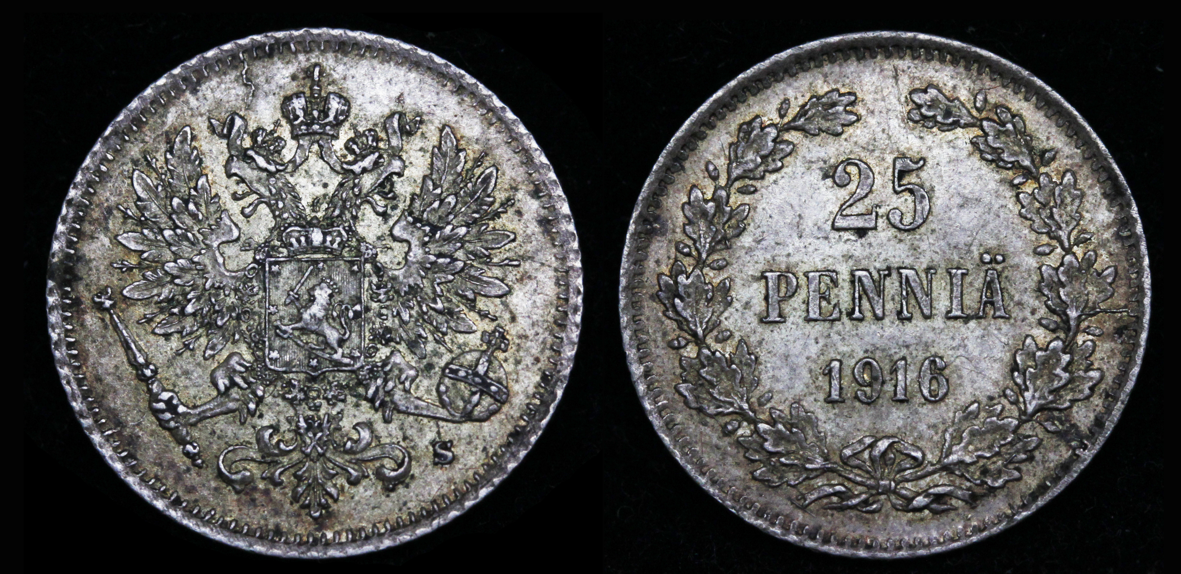 25 пенни 1916 год