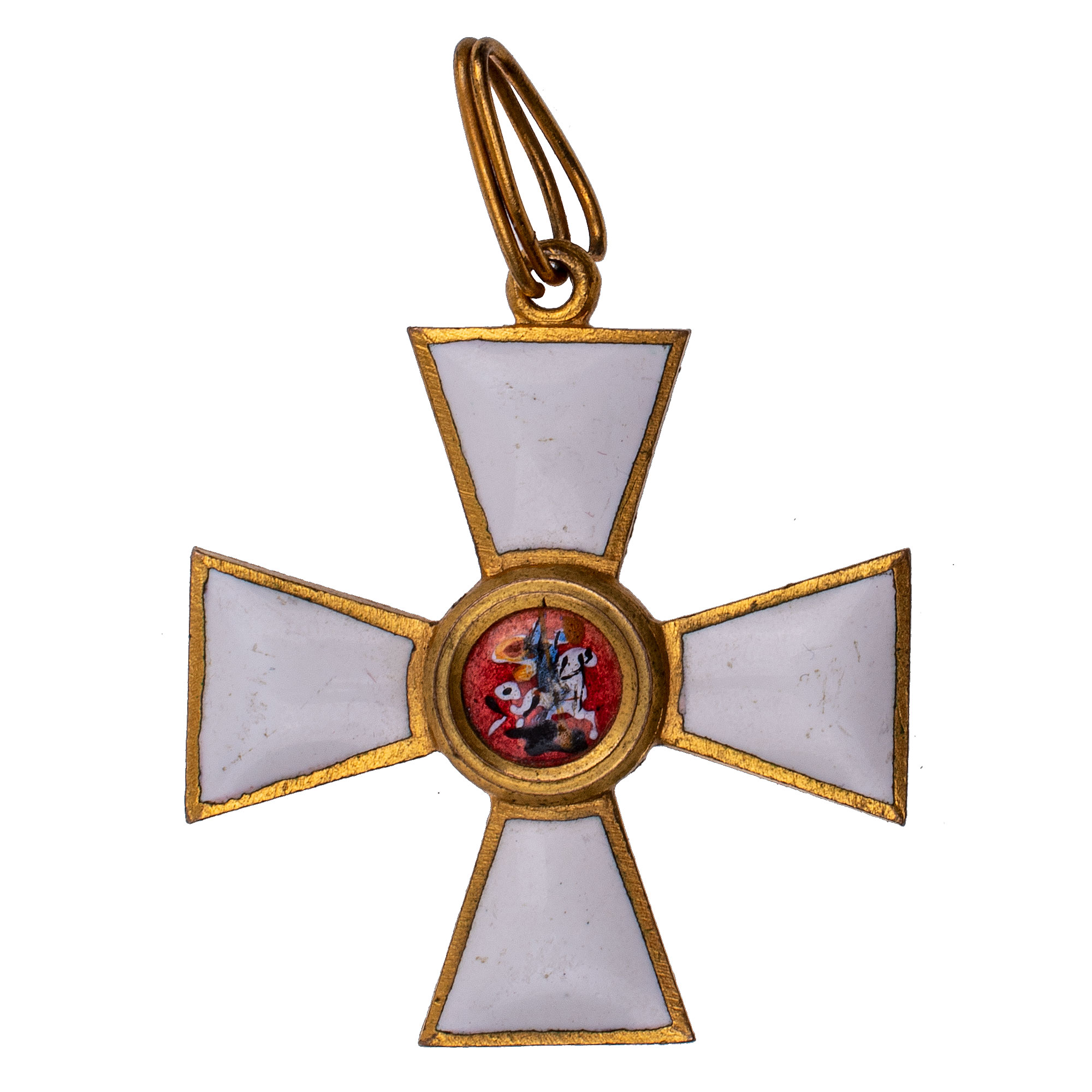 Знак ордена Святого Великомученика и Победоносца Георгия 4-й ст (1916 - 1917 гг). "Эдуард".