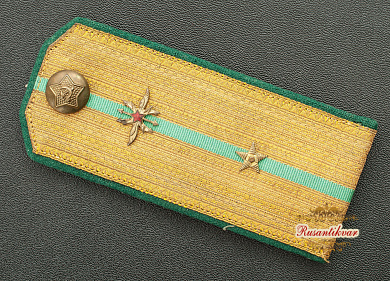 Погон младшего лейтенанта связиста ПВ МВД образца 1946 г.