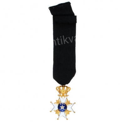 Швеция. Знак Ордена "Полярная Звезда" 4 степень
