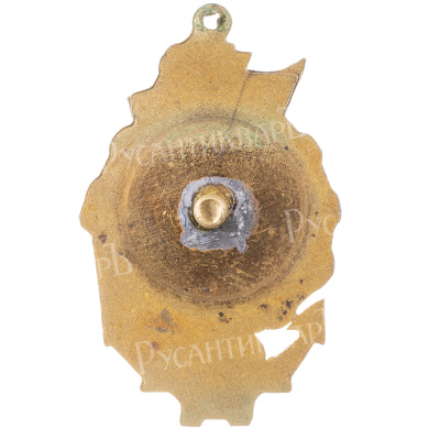 Знак "Участник рейса арктической китобойной флотилии "Слава", б/н., АРТИКУЛ ПА22-7