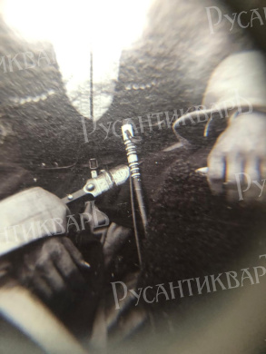 Комплект из трех двухсторонних фотографий из альбома с изображением Колюбакина А.М. с казаками 