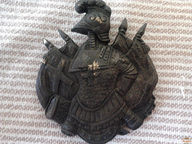 Знак с лядуночной перевязи казаков Л-Гв.Атаманского и Л-Гв.Казачьего полков