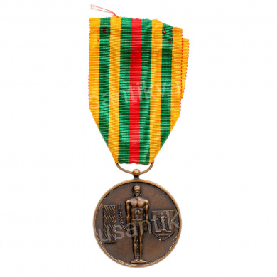 Заир. Медаль "За заслуги в области спорта" 3 степень, 2 тип.