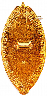 Знак "Победитель конкурса Лучшая медицинская сестра.4-е Главное управление при Минздраве СССР"