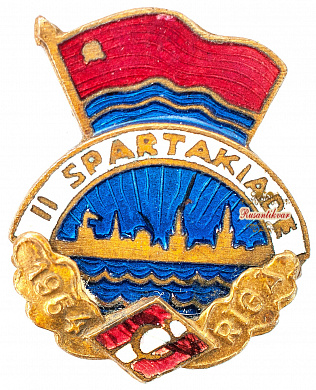 Знак "ДСО Спартак Латвийская ССР"