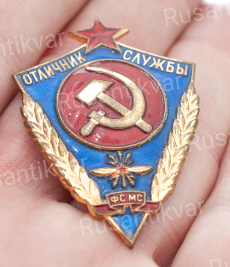 Знак "Отличник службы ФСМС"
