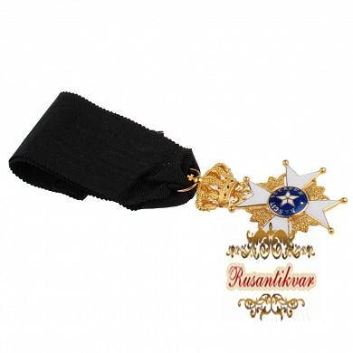 Швеция. Знак Ордена "Полярная Звезда" 2 степень, Командор.