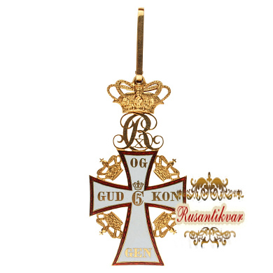 Дания. Орден "Даннеброга" (Орден Заслуг) 2 - го класса. Командор.