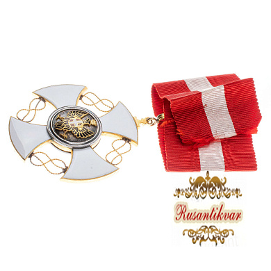 Италия. Знак Ордена (Крест Рупперта) "Короны Италии" 2 степень .