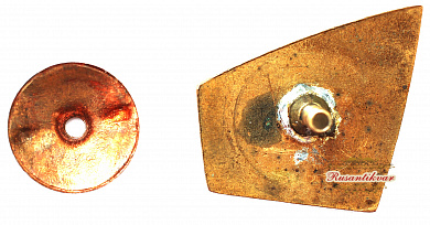 Знак "Ударник Коммунистического труда завода Радиоэлектроники"