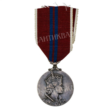 Великобритания. Памятная медаль "Коронация Елизаветы II. 1953 год"