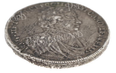 Наградная солдатская медаль за сражение при Полтаве, 27 июня 1709 г. 