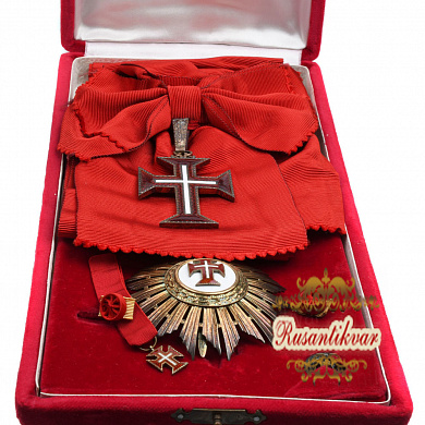 Португалия. Орден "Христа" 1 степень, Кавалер Большого Креста . В оригинальном футляре.