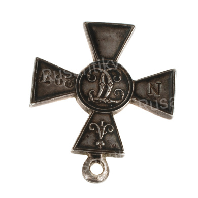 Знак Отличия Военного Ордена с вензелем Императора Александра I № 2.976 (Прусский 7 уланский полк)