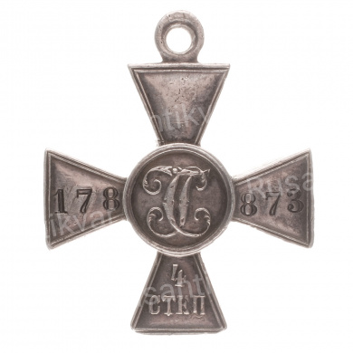 Знак Отличия Военного Ордена 4 ст 178.873. (Квантунский флотский экипаж).