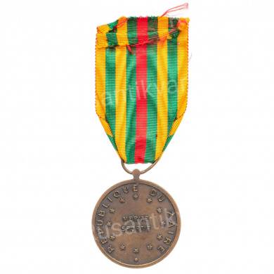 Заир. Медаль "За заслуги в области спорта" 3 степень, 2 тип.
